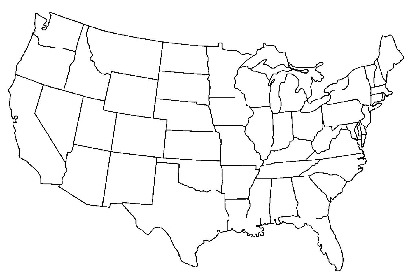 Ubersichtskarte Von Uns Umriss Der Us Karte Nordamerika Und Sudamerika