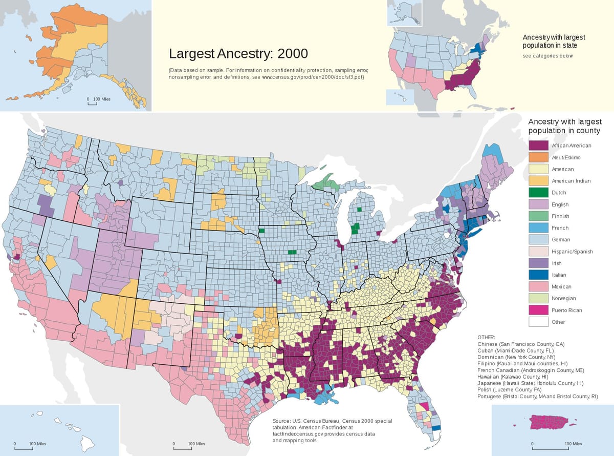 USA Ethnizität anzeigen