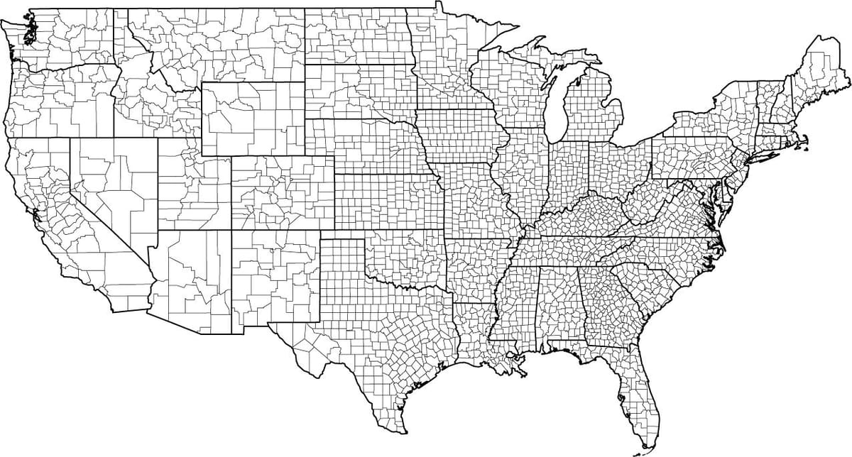 USA county anzeigen