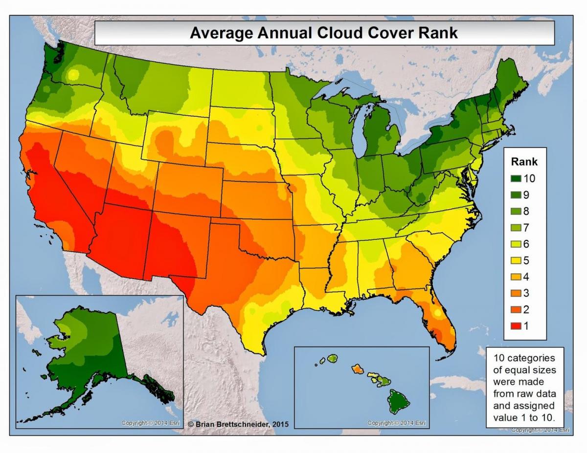 Wetter USA Karte USA, Karte, Wetter (Nordamerika - Und Südamerika)