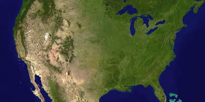 Karte USA Satellit